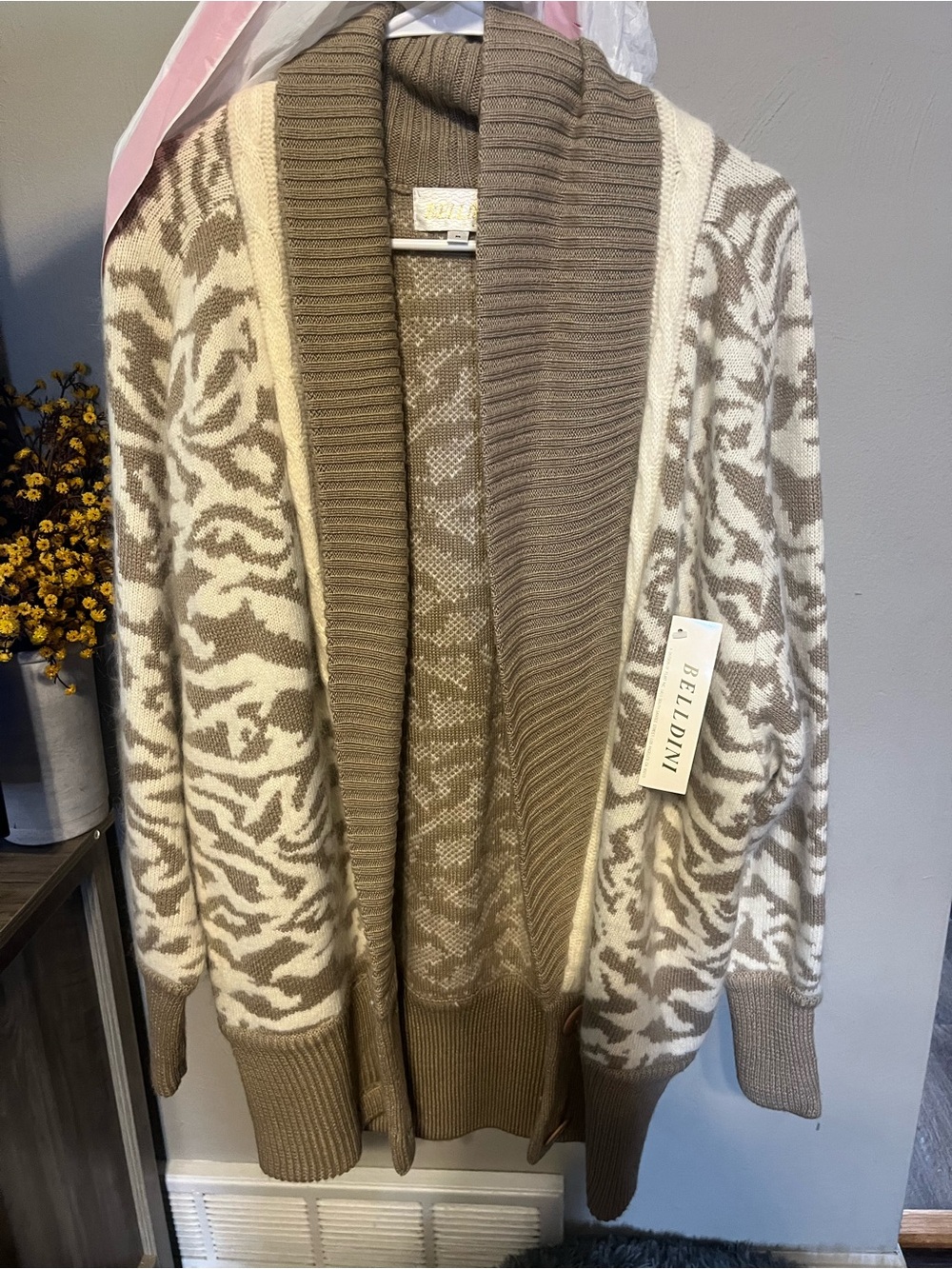 Belldini part wool, angora, acrylic, nylon NWT vintage vibe!